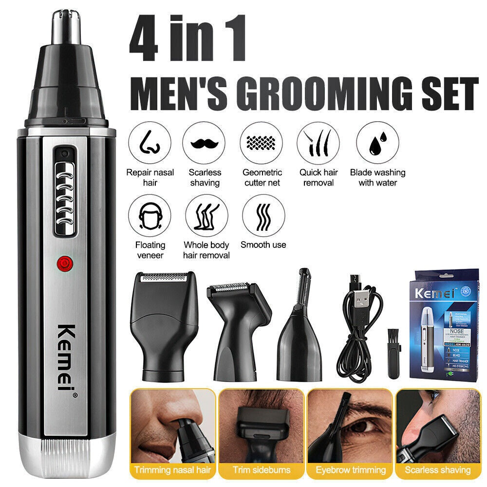 4 In 1 Rechargeable Hair  Trimmer Electric Kits UK