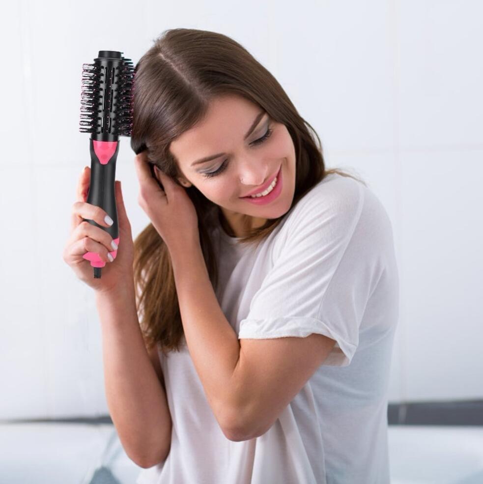 💞 All-in-One Electric Hair Dryer Comb – Straighten & Curl