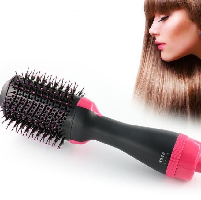 💞 All-in-One Electric Hair Dryer Comb – Straighten & Curl