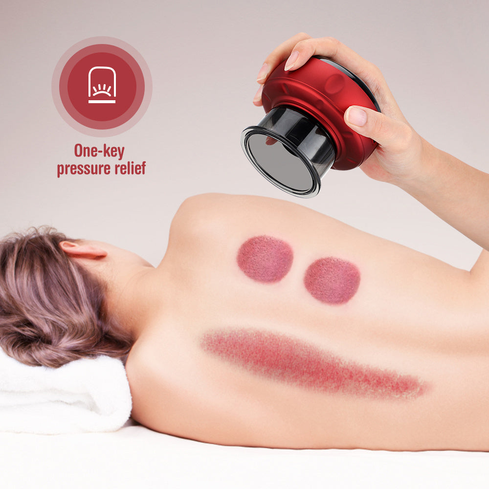 Smart Breathing Massager - 3-in-1 Cupping, Scraping, and Massage Device