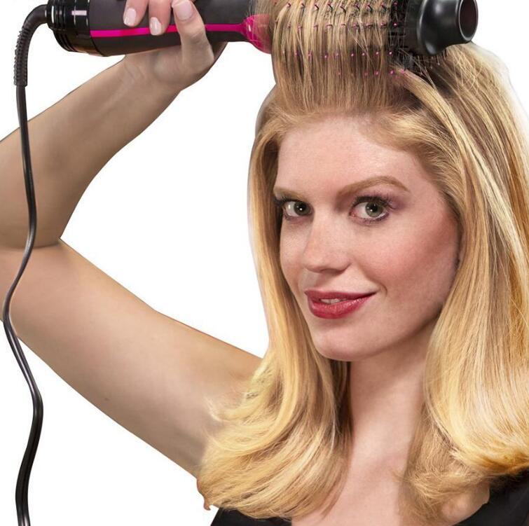 💞 All-in-One Electric Hair Dryer Comb – Straighten & Curl