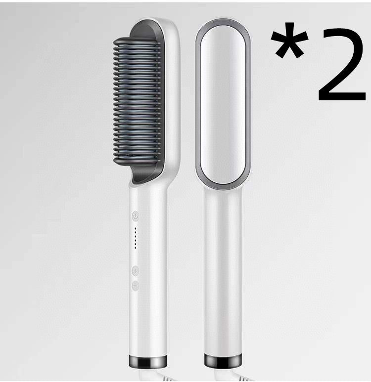 💇🏻‍♀️ 2-in-1 Hair Straightener & Curling Hot Comb