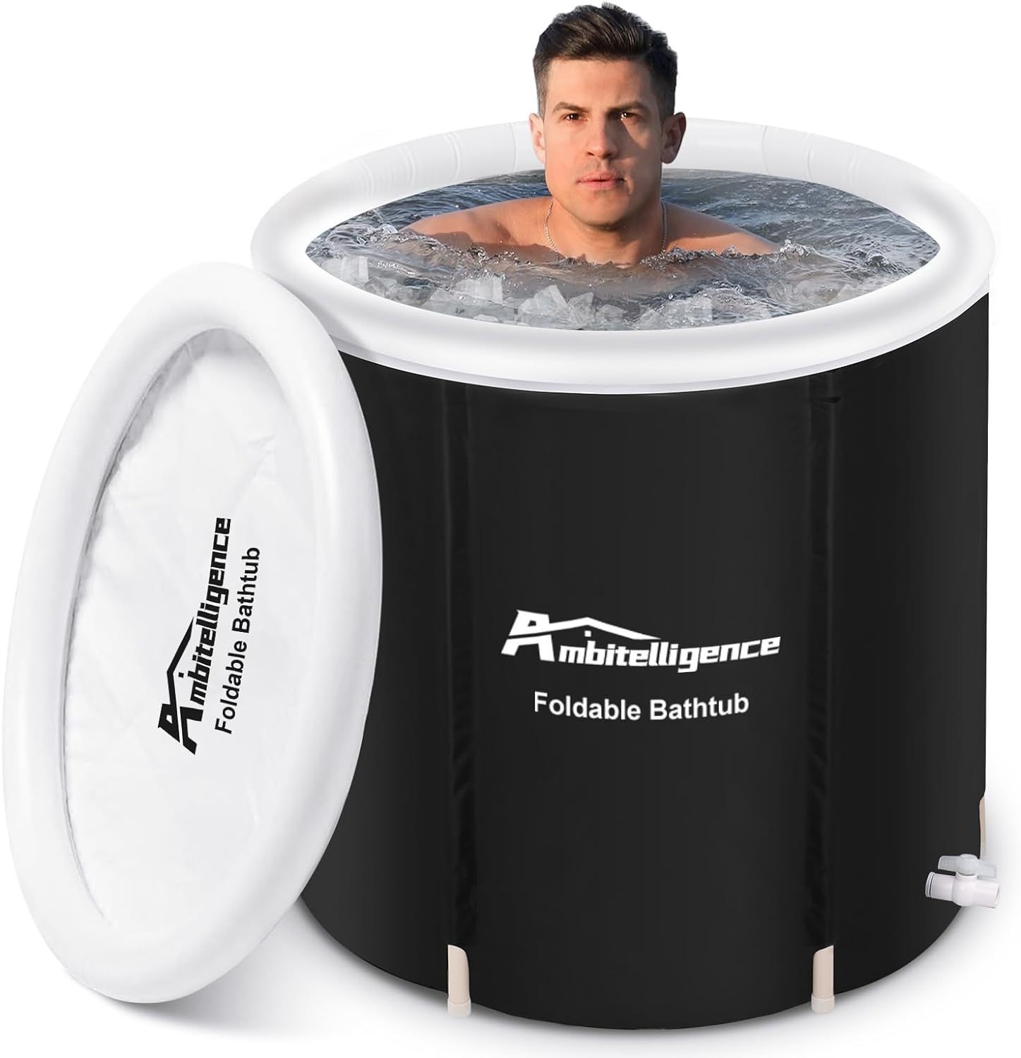 🧊 Foldable Recovery Ice Tub for Athletes