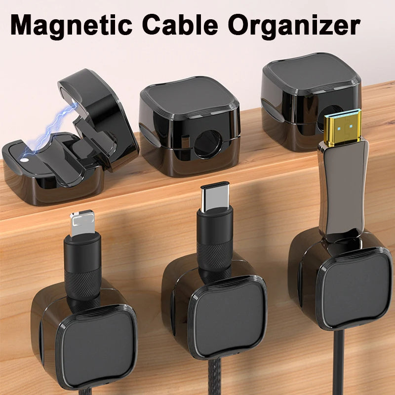 🔥 Premium Magnetic Cable Organizer