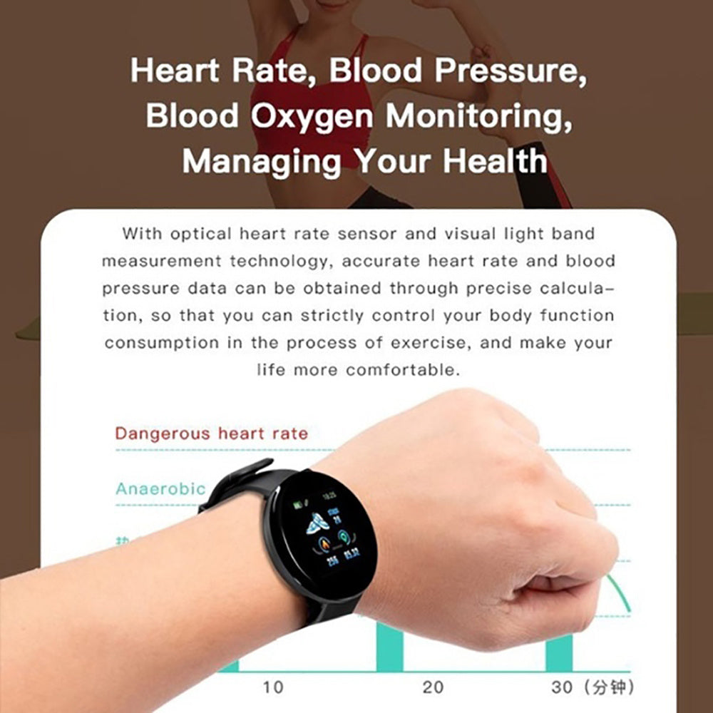 Advanced Smart Fitness Tracker watch with Heart Rate & Sleep Monitoring