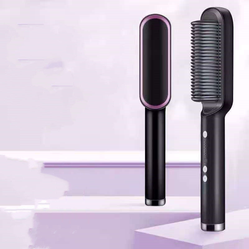 💇🏻‍♀️ 2-in-1 Hair Straightener & Curling Hot Comb