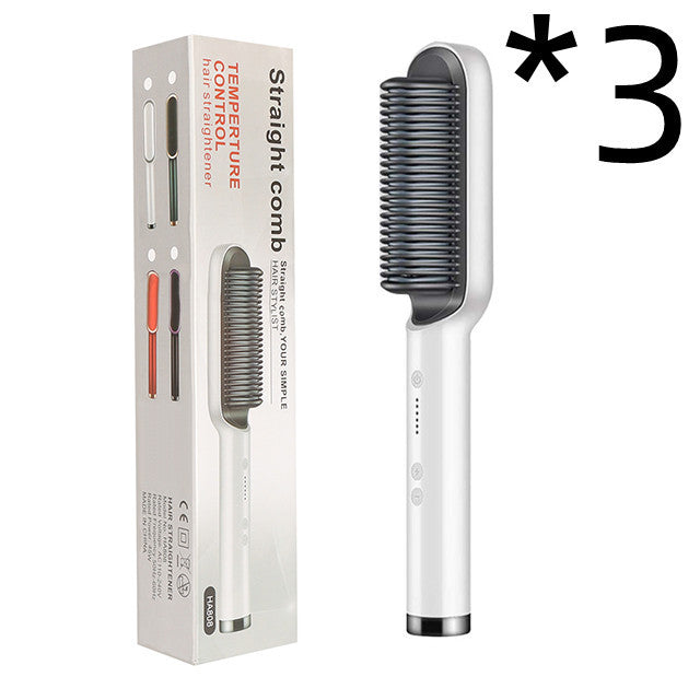 💇🏻‍♀️ 2-in-1 Hair Straightener & Curling Hot Comb