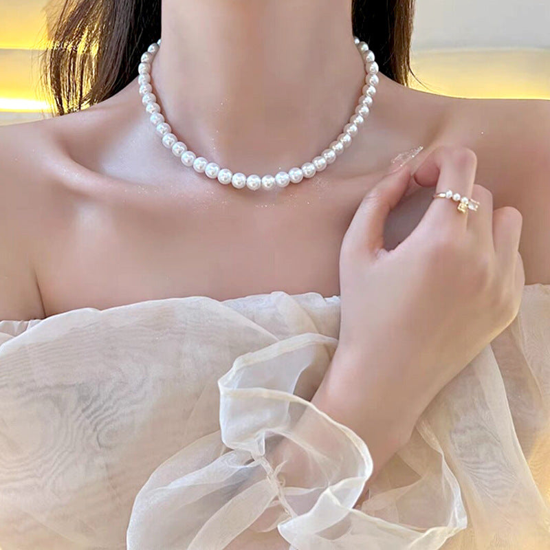 Vintage Pearl Necklace for Women's