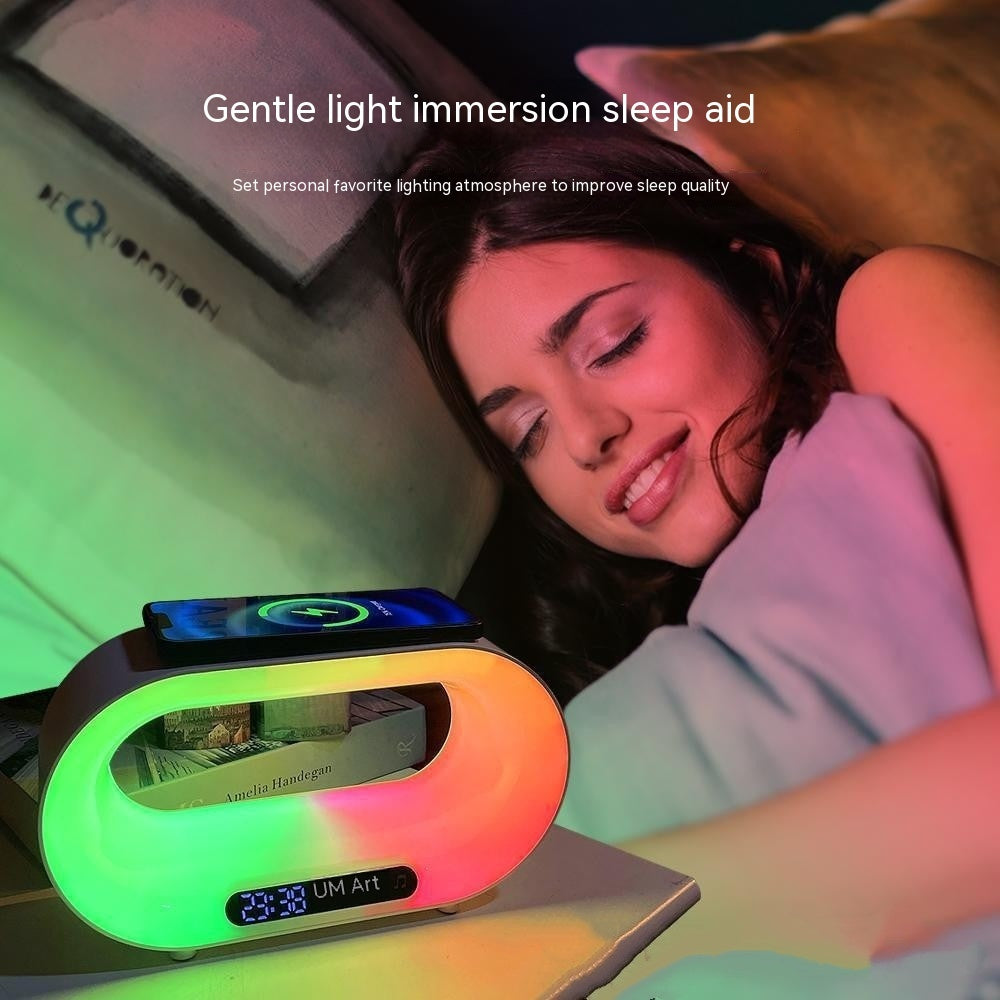 Smart Night Light & Wireless Charger Alarm Clock