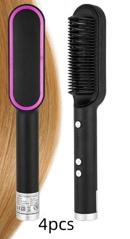 💇🏻‍♀️ 2-in-1 Hair Straightener & Curling Hot Comb