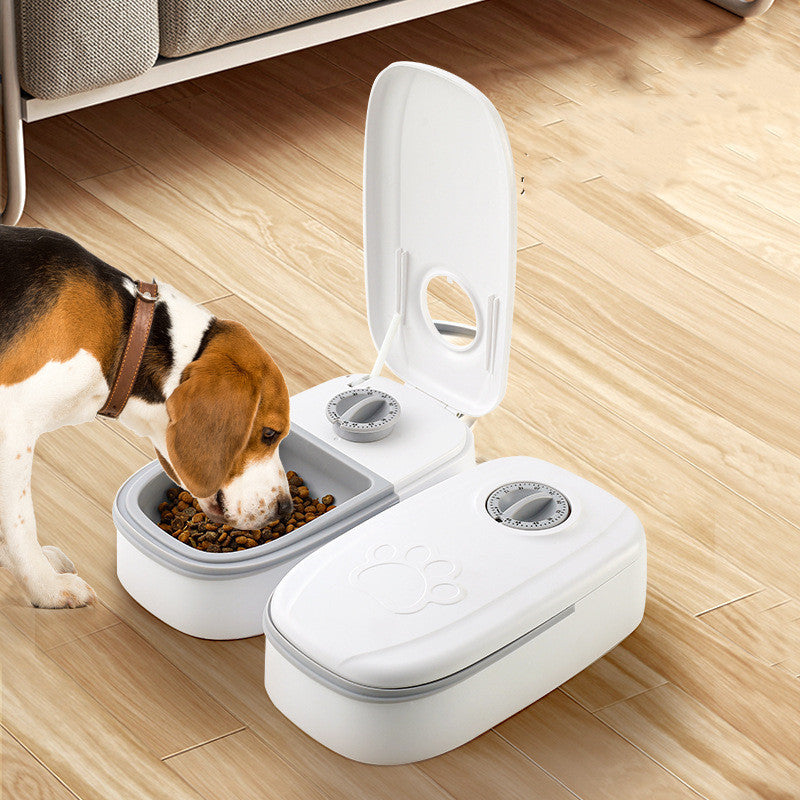 Smart Automatic Pet Feeder with Timer & Stainless Steel Bowl for Cats and Dogs